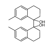 7,7'-dimethyl-3,3',4,4'-tetrahydro-[1,1'-binaphthalene]-1,1'(2H,2'H)-diol Structure