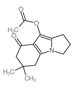 (7,7-dimethyl-5-oxo-2,3,6,8-tetrahydro-1H-pyrrolo[1,2-a]indol-4-yl) acetate Structure