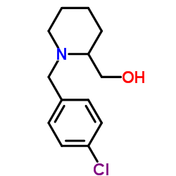 [1-(4-Chlorobenzyl)-2-piperidinyl]methanol结构式