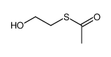 S-(2-hydroxyethyl) ethanethioate结构式