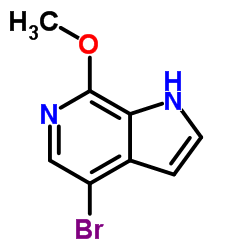 4-溴-7-甲氧基-1H-吡咯并[2,3-c]吡啶图片