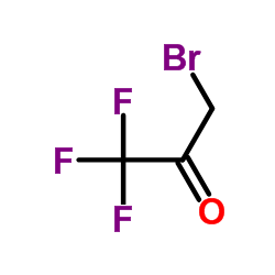 1-Bromo-3,3,3-trifluoroacetone structure