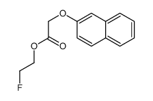 2-fluoroethyl 2-naphthalen-2-yloxyacetate Structure
