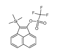 2-(trimethylsilyl)acenaphthylen-1-yl trifluoromethanesulfonate结构式