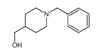 (1-Benzyl-4-piperidinyl)methanol Structure