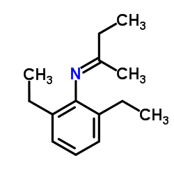 (2E)-N-(2,6-Diethylphenyl)-2-butanimine Structure