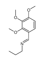 (Z)-N-Propyl-1-(2,3,4-trimethoxyphenyl)methanimine Structure