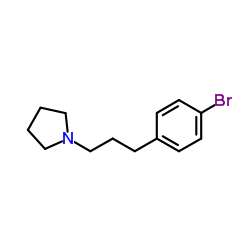 1-[3-(4-Bromophenyl)propyl]pyrrolidine Structure