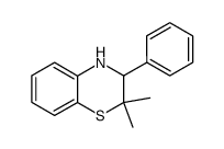 2,2-dimethyl-3-phenyl-3,4-dihydro-2H-benzo[1,4]thiazine Structure