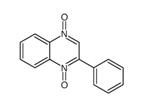 4-oxido-3-phenylquinoxalin-1-ium 1-oxide Structure