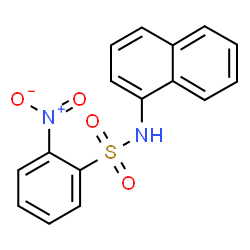 N-(1-Naphthyl)-2-nitrobenzenesulfonamide结构式