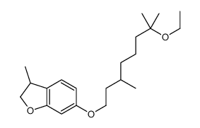 6-(7-ethoxy-3,7-dimethyloctoxy)-3-methyl-2,3-dihydro-1-benzofuran Structure