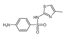 N'1-(4-methylthiazol-2-yl)sulphanilamide结构式