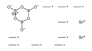 Boroxin,tris[(triethylstannyl)oxy]- (9CI) structure