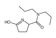 5-oxo-N,N-dipropylpyrrolidine-2-carboxamide structure