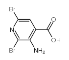 3-Amino-2,6-dibromoisonicotinic acid Structure