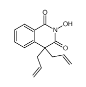 4,4-Diallyl-2-hydroxyisoquinoline-1,3(2H,4H)-dione Structure