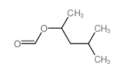 4-methylpentan-2-yl formate结构式