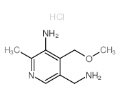 5-(aminomethyl)-4-(methoxymethyl)-2-methyl-pyridin-3-amine结构式
