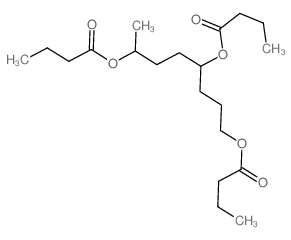 Butanoic acid,1-methyl-1,4,7-heptanetriyl ester (9CI) Structure
