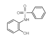 N-(2-hydroxyphenyl)benzenesulfonamide结构式