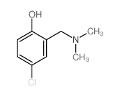 4-chloro-2-(dimethylaminomethyl)phenol结构式