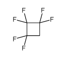 1,1,2,2,3,3-hexafluorocyclobutane Structure