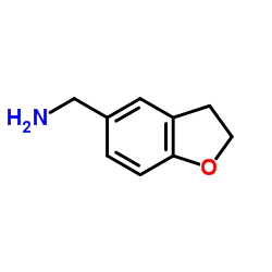 1-(2,3-Dihydro-1-benzofuran-5-yl)methanamine Structure