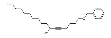 (RS)-1-benzyloxy-heptadec-16-en-5-yn-7-ol结构式