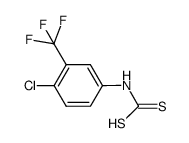 (4-chloro-3-(trifluoromethyl)phenyl)carbamodithioic acid结构式