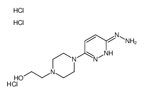 2-[4-(6-hydrazinylpyridazin-3-yl)piperazin-1-yl]ethanol,trihydrochloride结构式