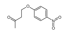 4-(4-nitrophenoxy)butan-2-one Structure