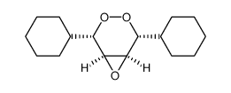 (1aR,2S,5R,5aS)-2,5-dicyclohexylperhydrooxireno[2,3-d][1,2]dioxine结构式