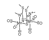 di-μ-methylimino(methylthio)methanethiolato-bis(tricarbonylmanganese)结构式