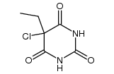 5-chloro-5-ethyl-pyrimidine-2,4,6-trione结构式