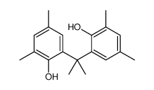 2-[2-(2-hydroxy-3,5-dimethylphenyl)propan-2-yl]-4,6-dimethylphenol结构式