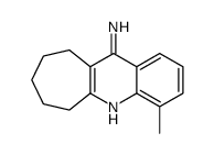 4-methyl-7,8,9,10-tetrahydro-6H-cyclohepta[b]quinolin-11-amine结构式