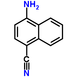 4-氨基-1-萘羧腈结构式