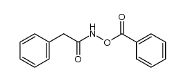 O-benzoyl-N-phenylacetyl-hydroxylamine结构式