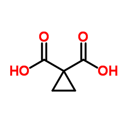 Cyclopropane-1,1-dicarboxylic acid Structure