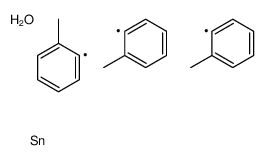 tris(2-methylphenyl)tin,hydrate结构式