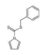 1H-Pyrrole-1-carbodithioic acid phenylmethyl ester Structure