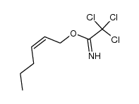 (Z)-2-hexen-1-yl trichloroacetimidate Structure