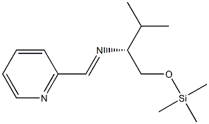 (R,E)-3-Methyl-N-(pyridin-2-ylMethylene)-1-(triMethylsilyloxy)butan-2-aMine结构式