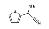 α-Amino-2-thiopheneacetonitrile结构式