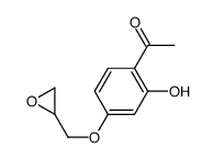 1-[2-hydroxy-4-(oxiran-2-ylmethoxy)phenyl]ethanone结构式