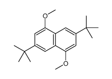 3,7-ditert-butyl-1,5-dimethoxynaphthalene结构式
