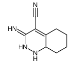 3-amino-1,5,6,7,8,8a-hexahydrocinnoline-4-carbonitrile Structure