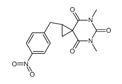 5,7-dimethyl-1-(4-nitro-benzyl)-5,7-diaza-spiro[2.5]octane-4,6,8-trione结构式