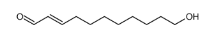 11-hydroxyundec-2-enal结构式